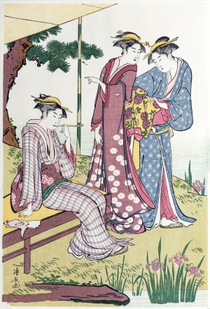 Kiyonaga Torii (1752-1815), Summer Afternoon in the Iris Garden, Adachi Publishing House, Tokyo/Japan, after 1960.