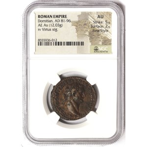 Roman Coins, Domitianus, As n.d., Rome