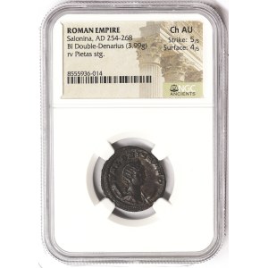 Roman Coins, Salonina, Double Denarius n.d.