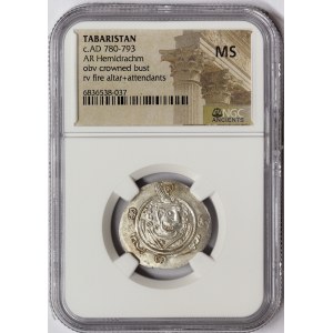 Islamic Coins, Tabaristan, Under the Abbasids, Hemidrachm n.d. (ca. 780-793 AD)