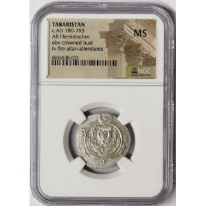 Islamic Coins, Tabaristan, Under the Abbasids, Hemidrachm n.d. (ca. 780-793 AD)