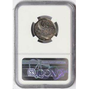 Albania, Zog I, 1 Franga Ari Prova (Pattern) 1927, Rome