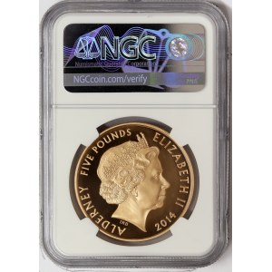 Alderney, 5 Pounds 2014