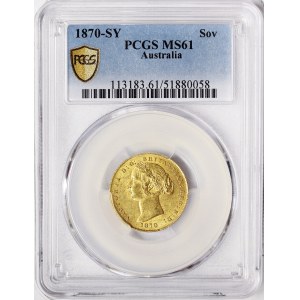 Australia, Victoria, Sovereign 1870, Sydney