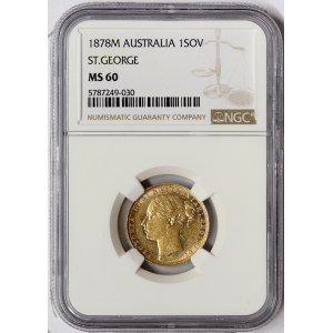 Australia, Victoria, Sovereign 1878, Melbourne