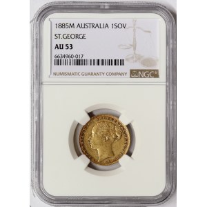 Australia, Victoria, Sovereign 1885, Melbourne
