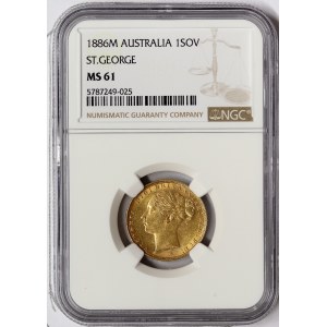 Australia, Victoria, Sovereign 1886, Melbourne