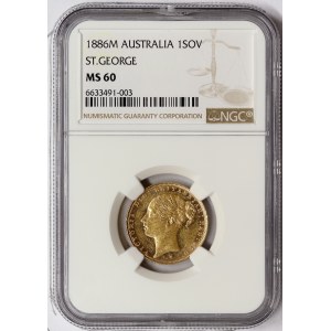 Australia, Victoria, Sovereign 1886, Melbourne