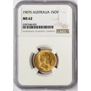 Australia, Edward VII, Sovereign 1907, Sydney