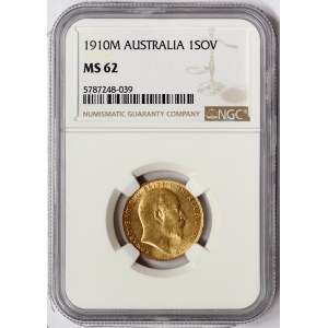 Australia, Edward VII, Sovereign 1910, Melbourne