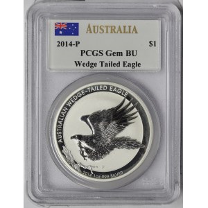 Australia, Elizabeth II, 1 Dollar 2014, P