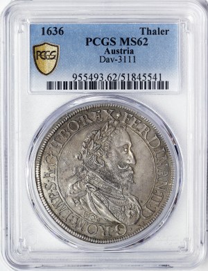 Österreich, Ferdinand II, Taler 1636, Graz