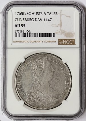 Österreich, Maria Theresia, Taler 1765, Günzburg
