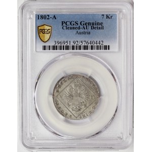 Austria, Francis II, 7 Kreuzer 1802, A Vienna