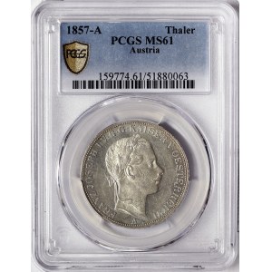 Austria, Franz Joseph I, Taler 1857, Vienna