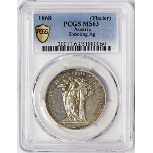 Austria, Franz Joseph I, Taler Shooting Festival 1868, Vienna