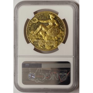 Austria, Franz Joseph I, 100 Korona  Lady in the clouds  1908, Kremnitz