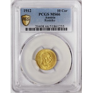 Austria, Franz Joseph I, 10 Corona (Restrike) 1912, Vienna