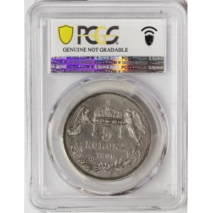 Austria, Franz Joseph I, 5 Korona 1900, Kremnitz