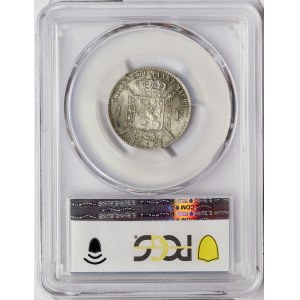 Belgium, Leopold II, 1 Franc 1887