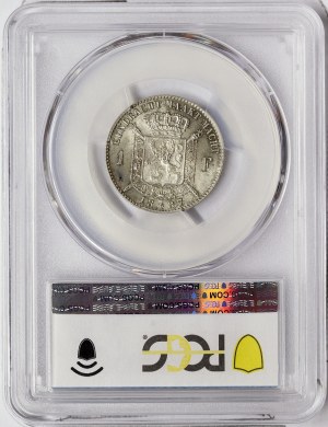 Belgien, Leopold II, 1 Franc 1887