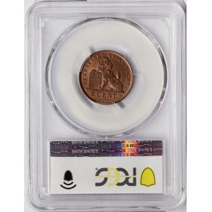 Belgium, Albert I, 2 Centimes 1912