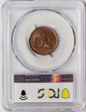 Belgien, Albert I., 2 Centimes 1912