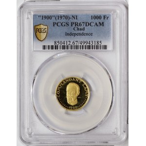Chad, 1.000 Francs 1900 (1970)-NI