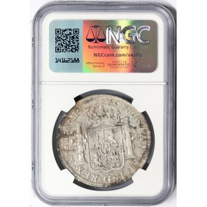 China, Chopmarked - Mexico - Charles IV, 8 Reales 1797, Mexico City
