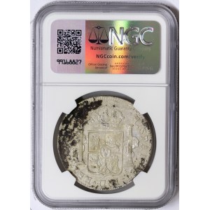 China, Chopmarked - Mexico - Charles IV, 8 Reales 1801, Mexico City