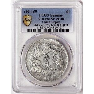 China, Empire, 1 Dollar 1911, Tientsin