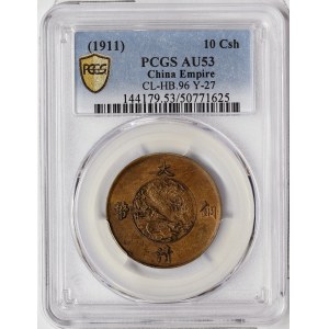 China, Empire, 10 Cash 1911