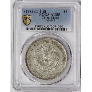 China, Chihli, 1 Dollar 1898