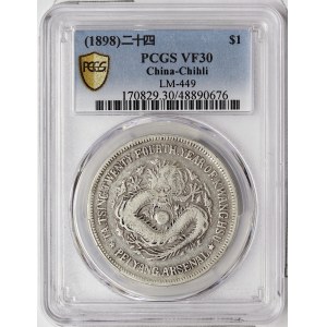 China, Chihli, 1 Dollar 1898