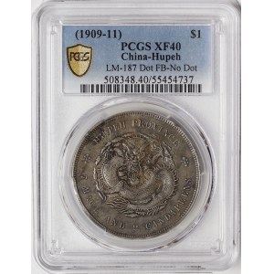 Cina, Hupeh, 1 dollaro 1909-11