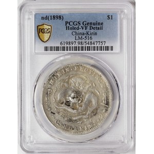 China, Kirin, 1 Dollar 1898
