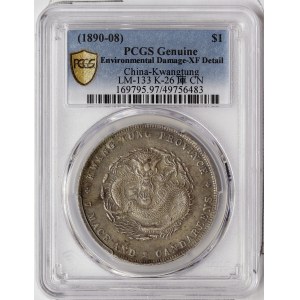 China, Kwangtung, 1 Dollar 1890-1908