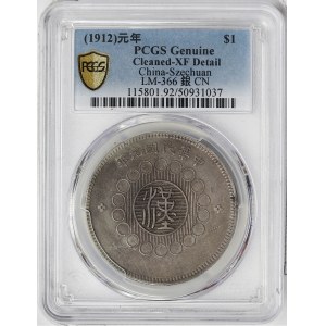 China, Szechuan, 1 Dollar 1912