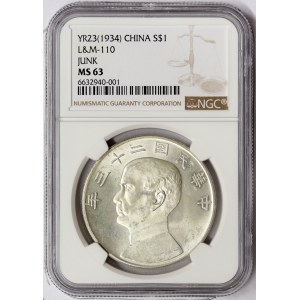 China, 1 Dollar 1934