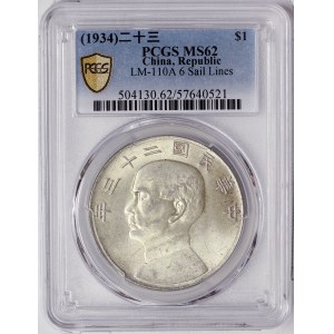 China, 1 Dollar 1934