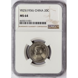 China, 20 Cents 1936