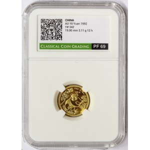 China, 10 Yuan 1992