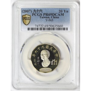 China, Taiwan, 20 Yuan 2007