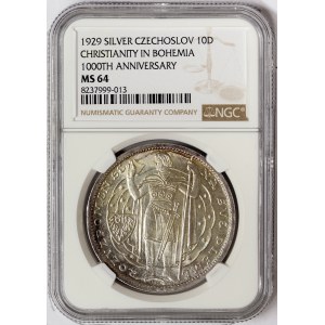 Czechoslovakia, 10 Ducats 1929