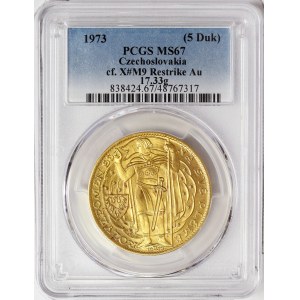 Czechoslovakia, 5 Ducats 1929 (1973)