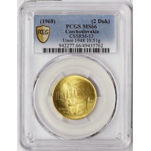 Czechoslovakia, 2 Ducats 1968