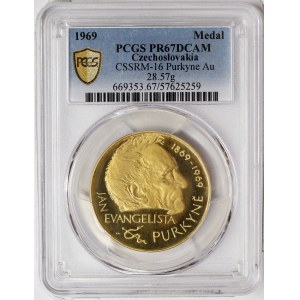 Czechoslovakia, Jan Evangelista Purkyně, Medal 1969