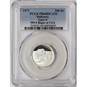 Dahomey, 100 frankov 1971