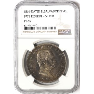El Salvador, 1 Peso 1861 (1971)