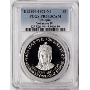Ethiopia, Haile Selassie, 5 Dollars 1972
